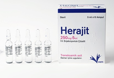 HERAJIT 250 MG/5 ML IV ENJEKSIYONLUK COZELTI